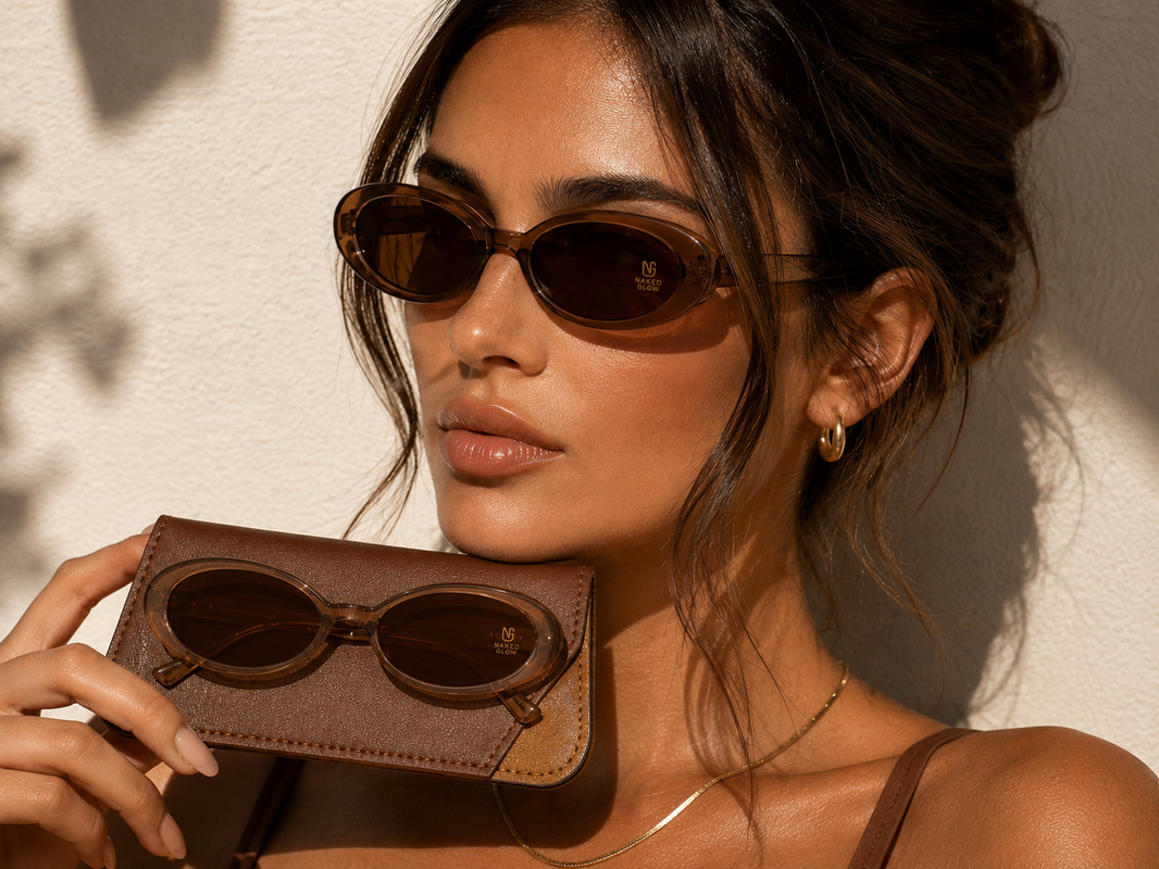 Naked Glow Oval Sunglasses