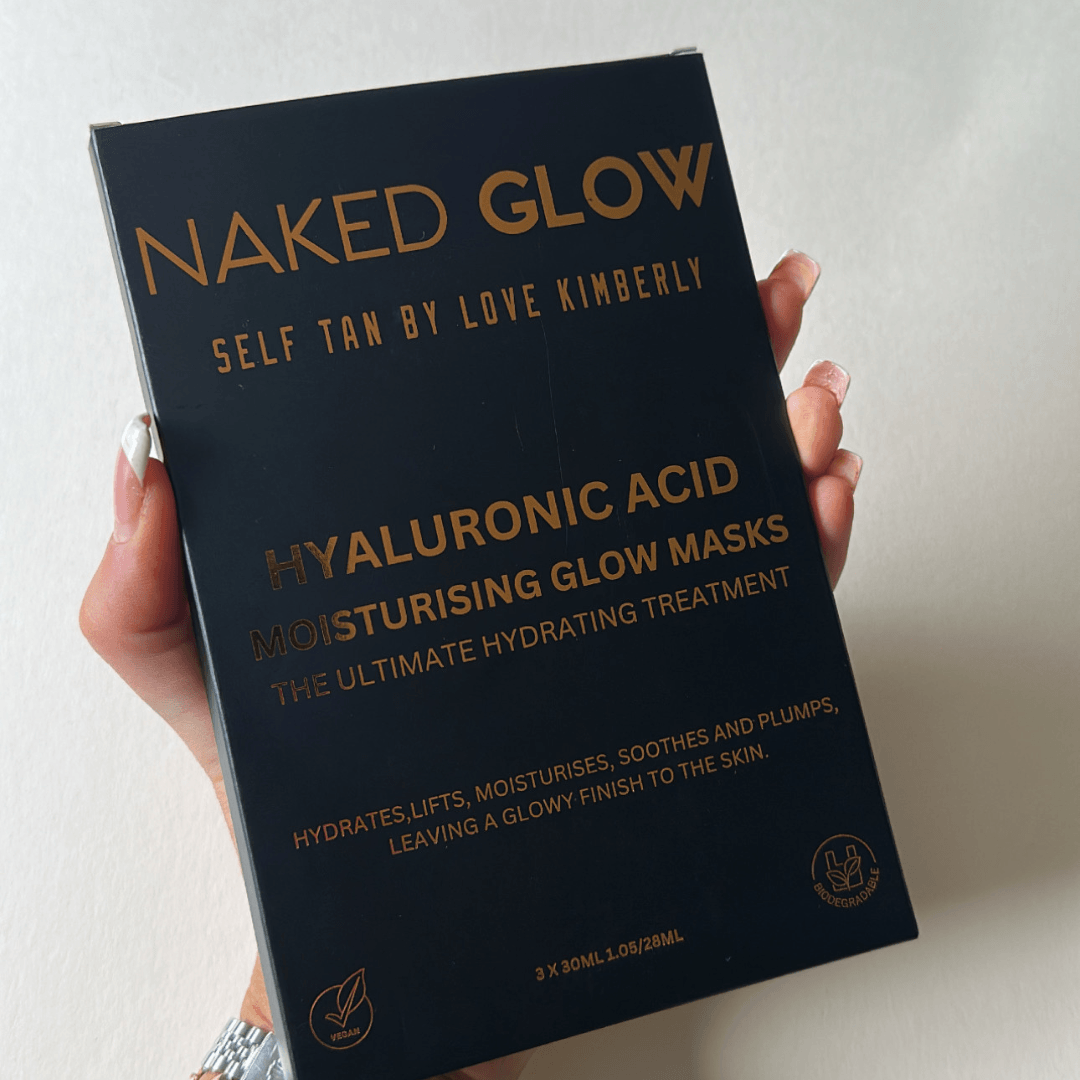 Hyaluronic Acid Glowing Facial Sheet Mask Trio - NAKED GLOW
