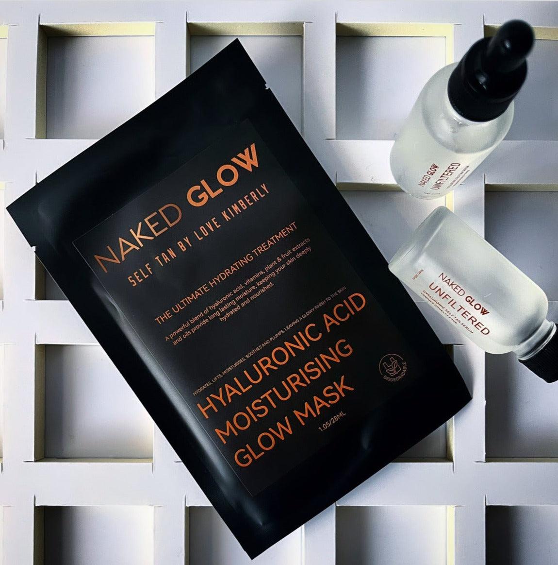 Hyaluronic Acid Glowing Facial Sheet Mask - NAKED GLOW
